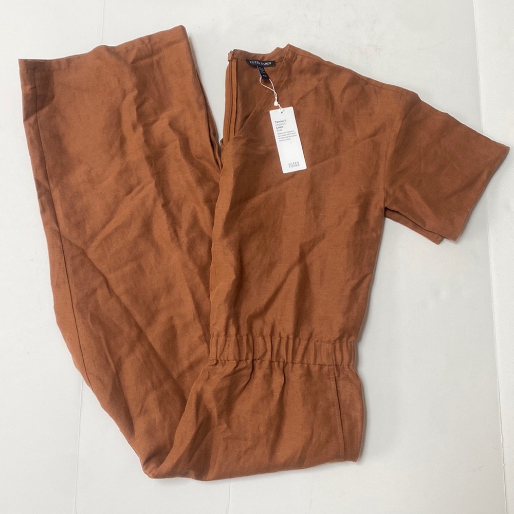 Eileen Fisher romper , linen jumpsuit